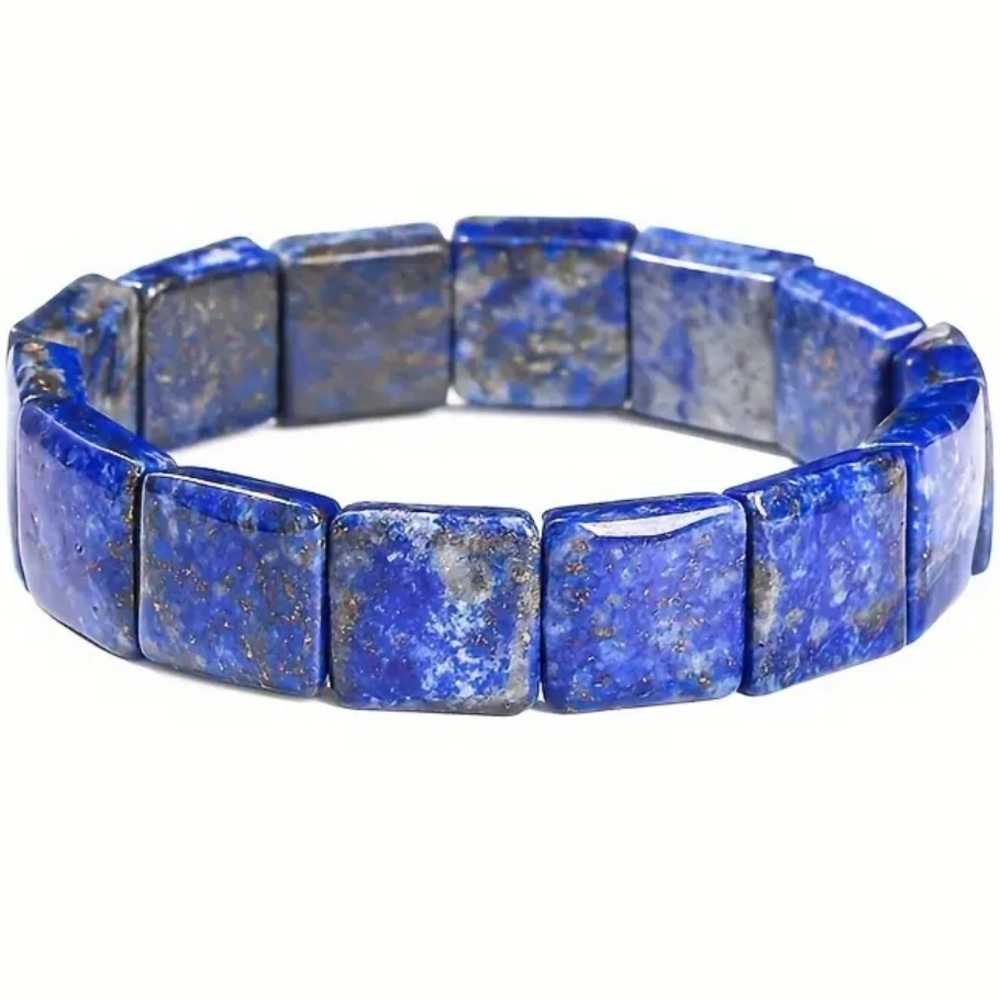 High-quality lapis lazuli gemstone bracelet - Picture 2 of 5